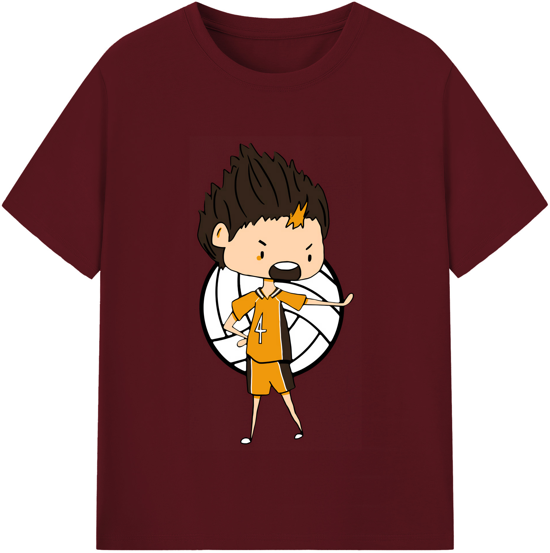 （画像用） ハイキュー!! Haikyu!! 綿100％半袖Tシャツ（フロントプリント）